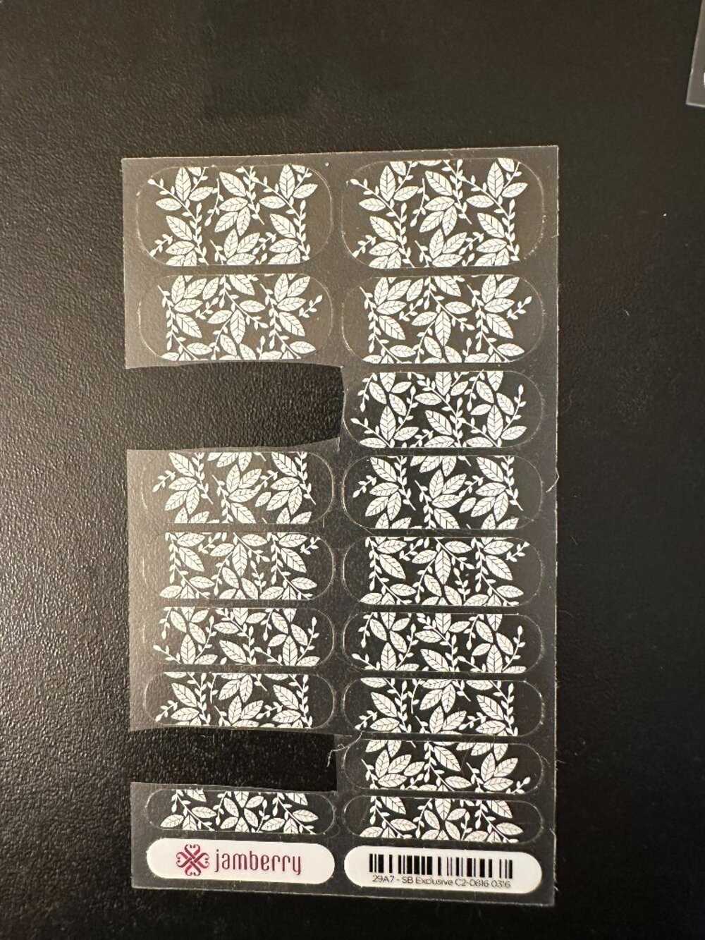 💅Hard to Find Jamberry Nail Wrap, Partial Lot, Transparency, Floral, Art Deco💅